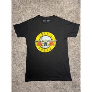 Guns N Roses Band T Shirt Black Graphic Tee Women's